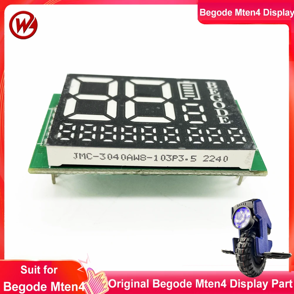 Original Begode Mten 4 ElectrIc Wheel LCD Display Screen Part for Bagode Mten 4 Electric Unicycle Official Begode Accessories