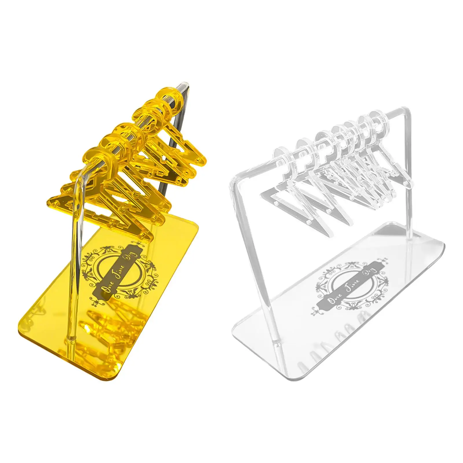 Detachable Acrylic Earring Hanger Rack Storage Display Stand for Women Girls