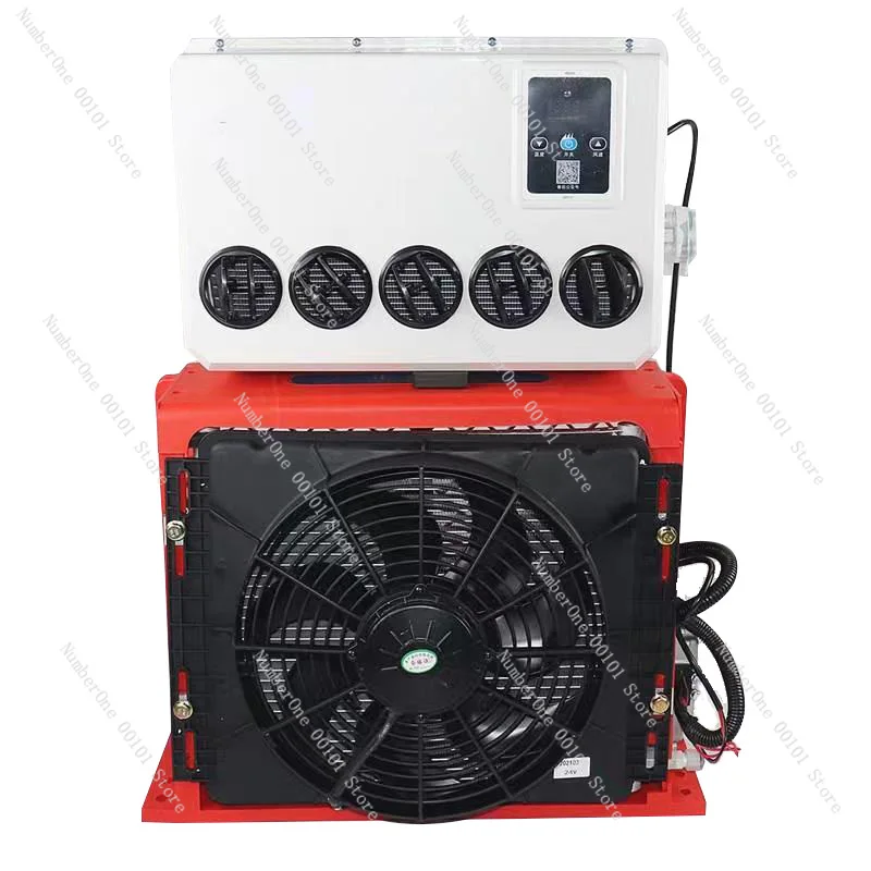 12V/24V Electric Air Conditioner for Automobile,Zero Oil Consumption Electric Air Conditioning, Vehicle Battery Air Conditioning