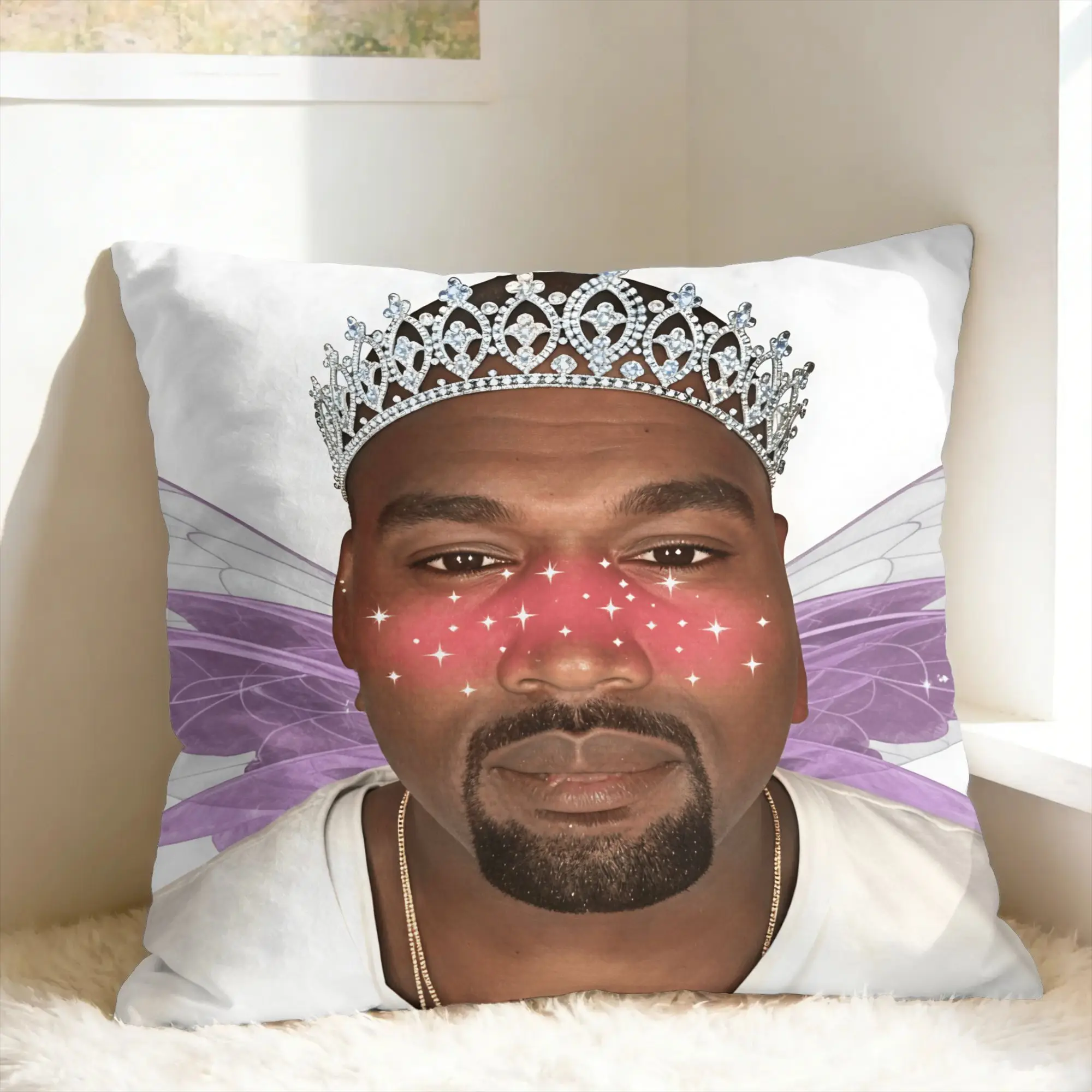 Kanye West Meme Pillow Case  Cute Funny Pillow Cover Custom Pillowcases For Sofa Home Decoration