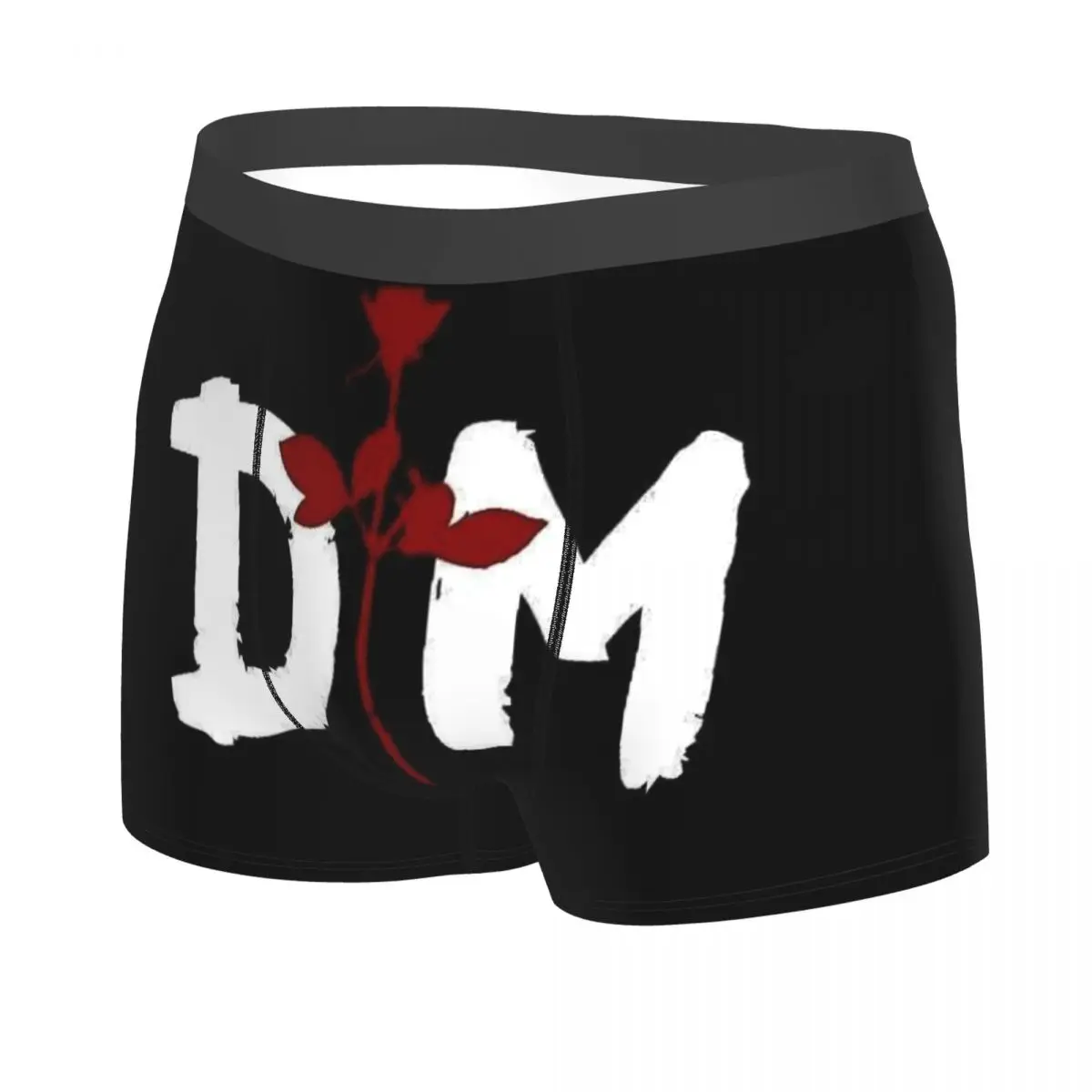 Custom Novelty Electronic Rock Band Depeche Cool Mode Boxers Shorts Underpants Men's Stretch Briefs Underwear