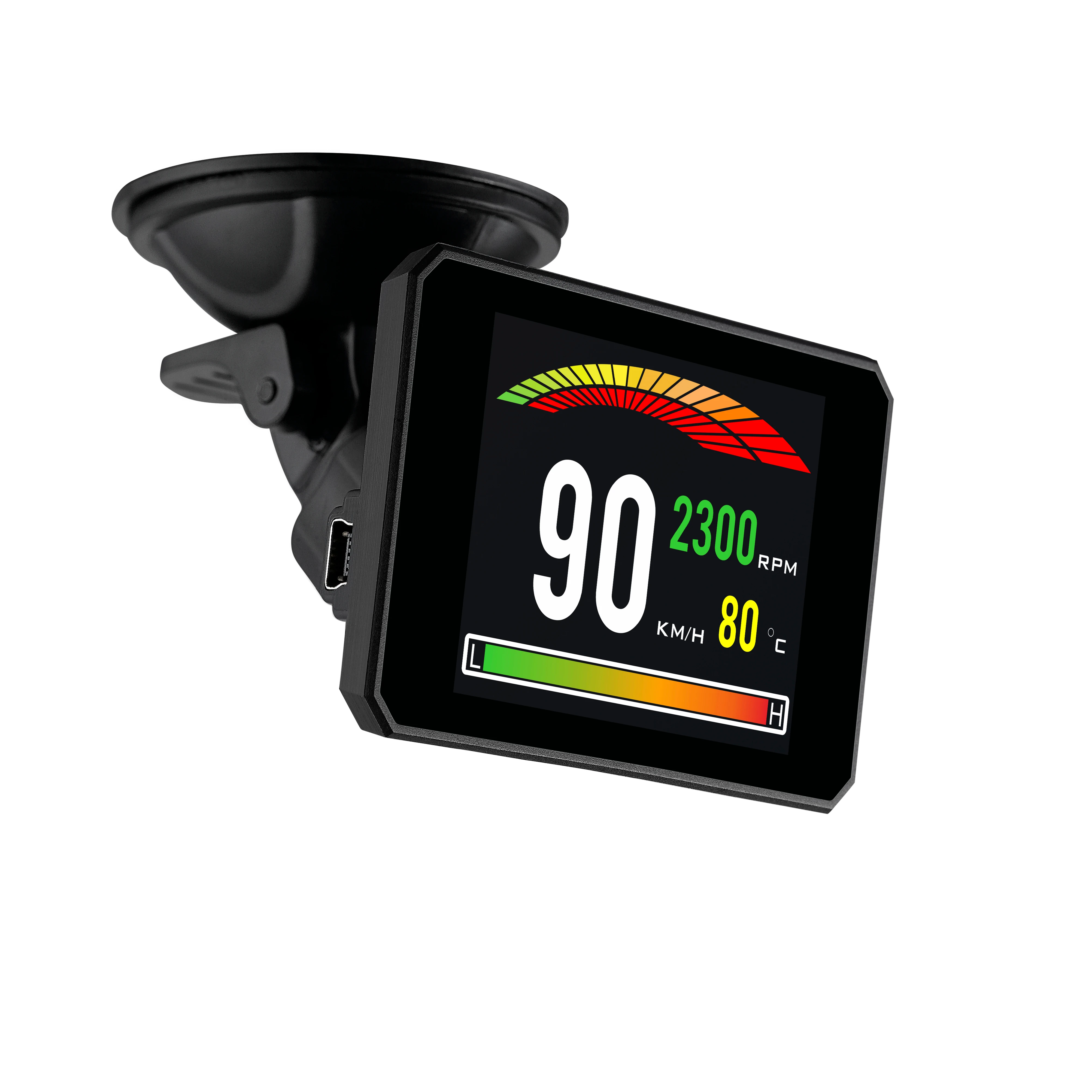 

OBD HUD P16 Diagnosis HUD Display on Board Computer Car Water Temperature Volt Digital Display Fuel Consumption Car Speed Gauge