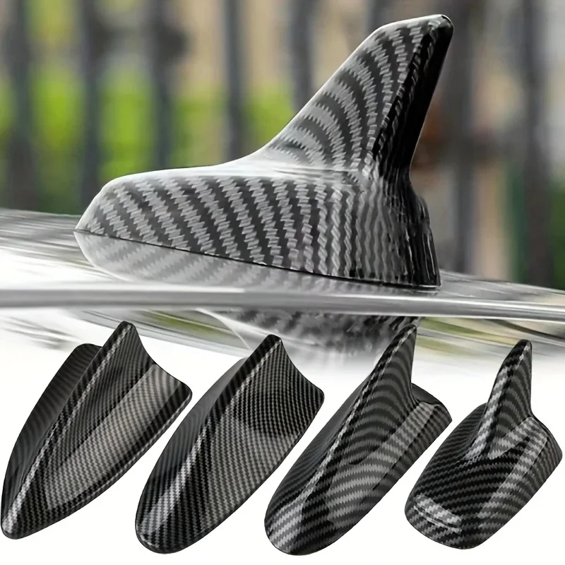 Shark car antenna fin carbon fiber universal decorative part non functional simulation car parts Car Shark  for Car General Cars