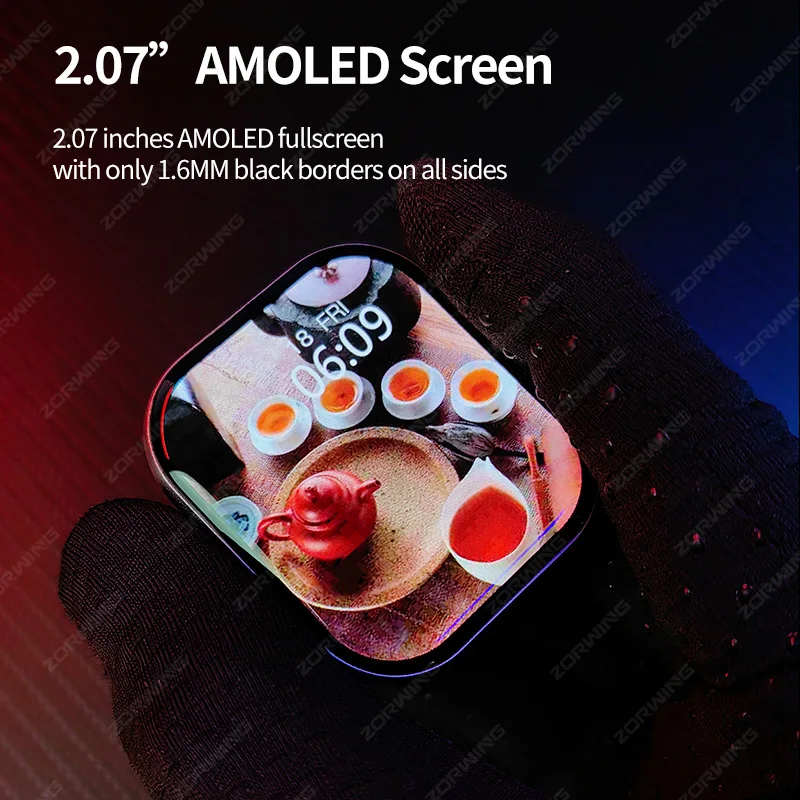 W10 Pro AMOLED ساعة ذكية ChatGPT البوصلة الرجال النساء Smartwatch سلسلة 10 IP68 مقاوم للماء الساعات الرياضية لنظام أندرويد IOS 2025 جديد