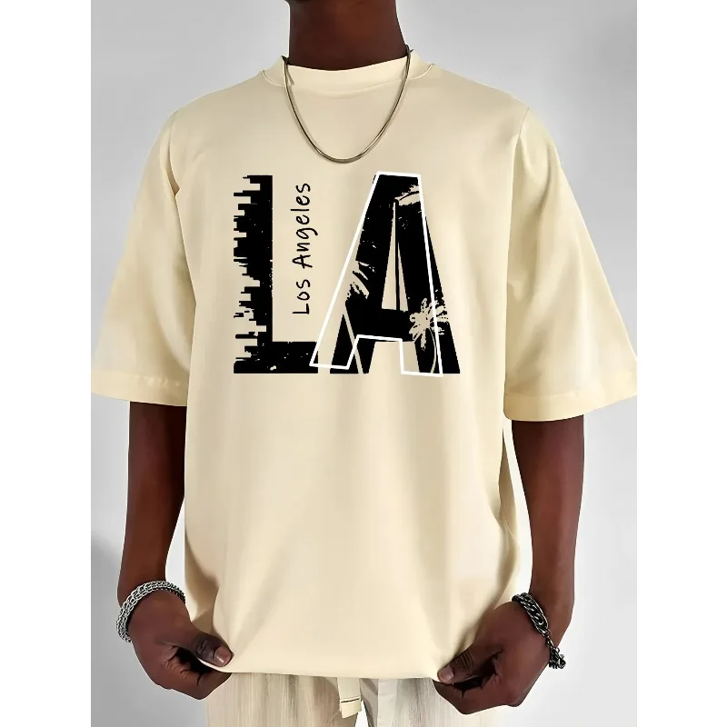 Skin-friendly casual short sleeve top. Loose comfortable silhouette, balance leisure and daily fashion.
