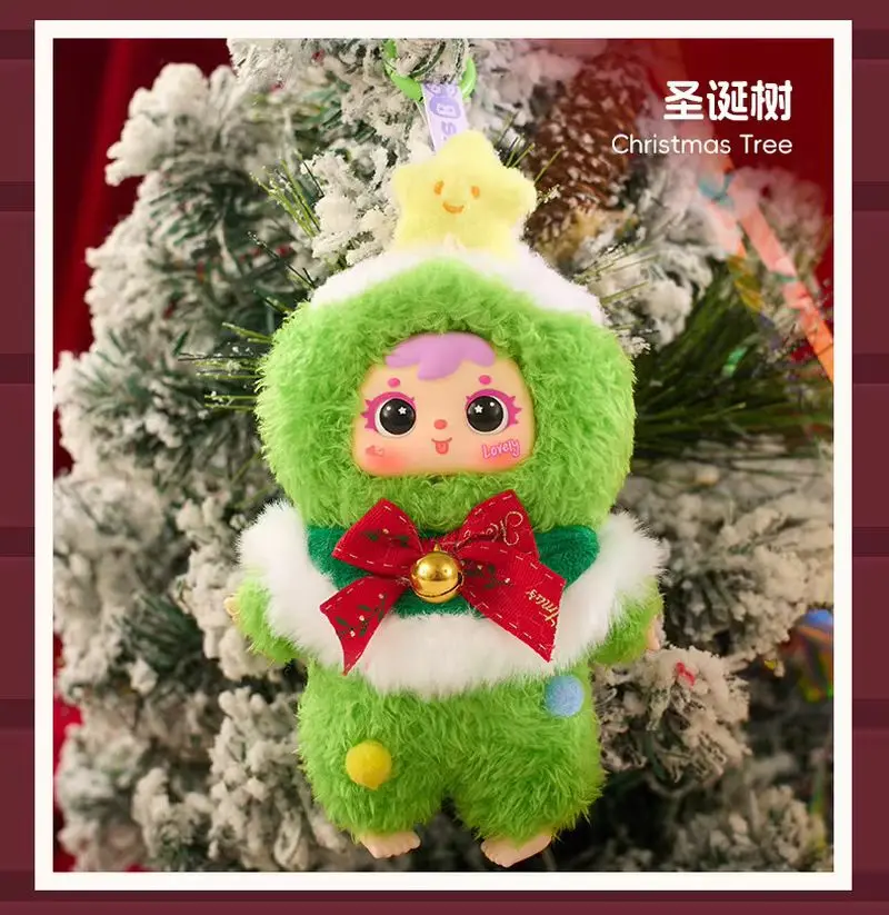 

Сэмюэл Рождественская колыбельная серия Kawaii слепая коробка милая плюшевая кукла рюкзак очаровательный брелок украшение Рождественский фестиваль подарок