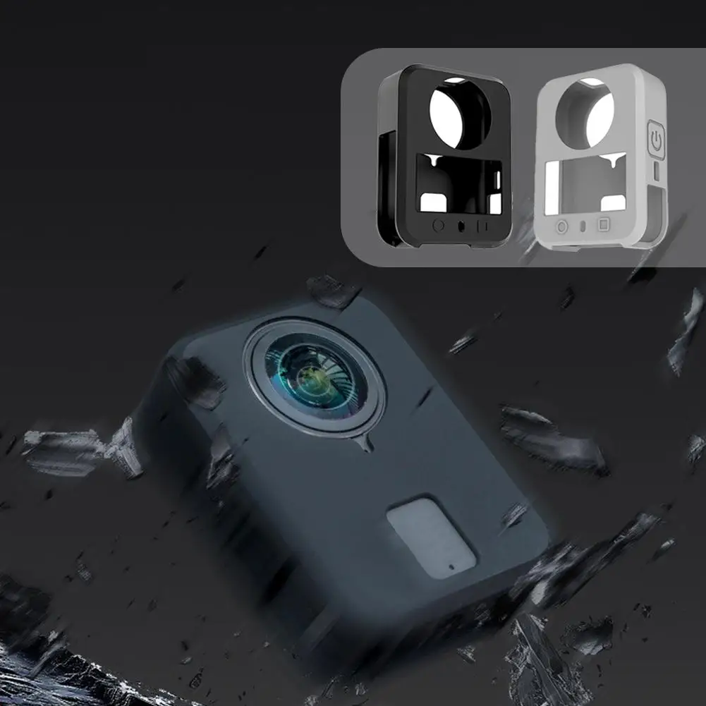 ل DJI OSMO 360 الجسم سيليكون واقية السلامة واقية مقاومة للخدش مقاومة للصدمات مكافحة در مقاومة للاهتراء