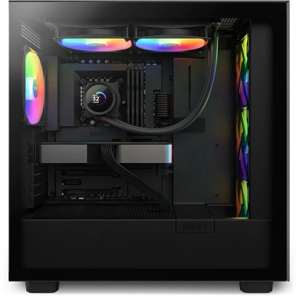 NZXT-Ventilateur à lame Kraken 240 RGB noir et blanc LCP, refroidisseur de processeur AIO ARGB liquide, refroidissement d'ordinateur de jeu, nouveau stock