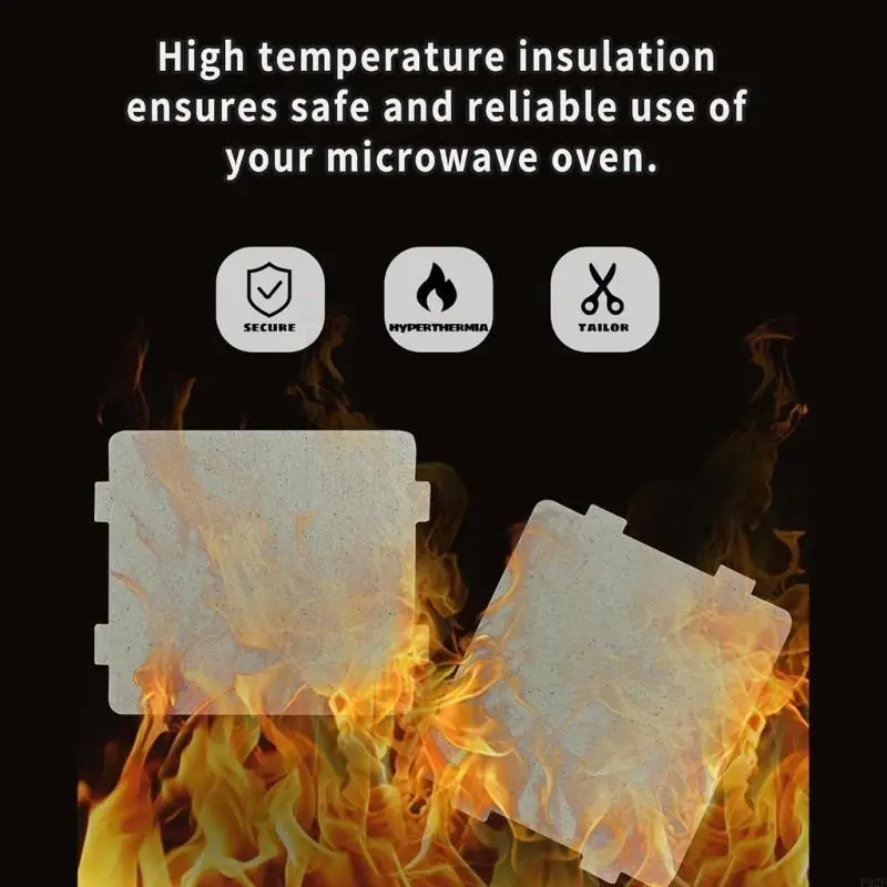 F92F Pack of 10 Microwave Mica Sheet Electrical Safety Shield Cuttable Mica Sheets