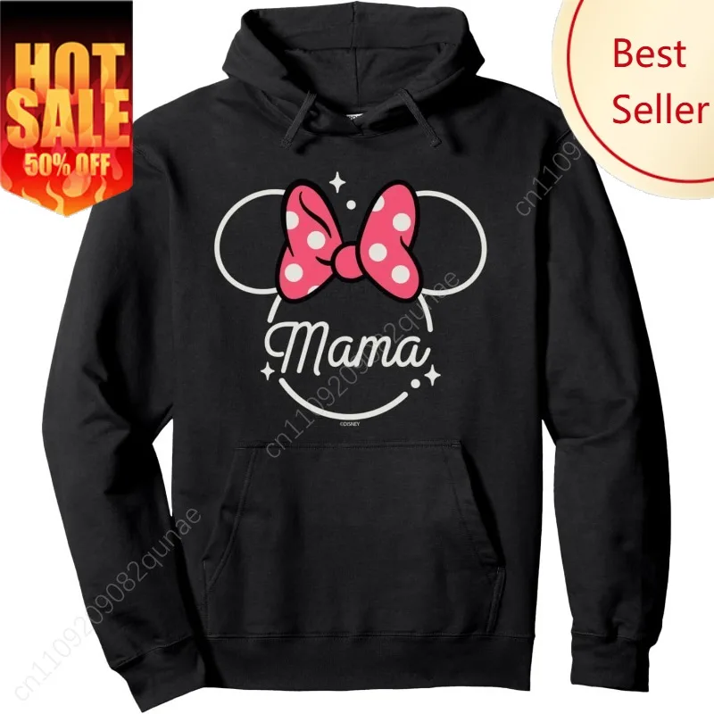 Disney Minnie Mouse Mama Head Icon Magic Muttertag Pullover Hoodie