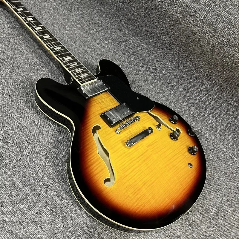 

Free Shipping ES 335 Electric Guitar Semi Hollow Rosewood Fingerboard Maple Guitar Body High Quality 22 Tone Comfortable Grip