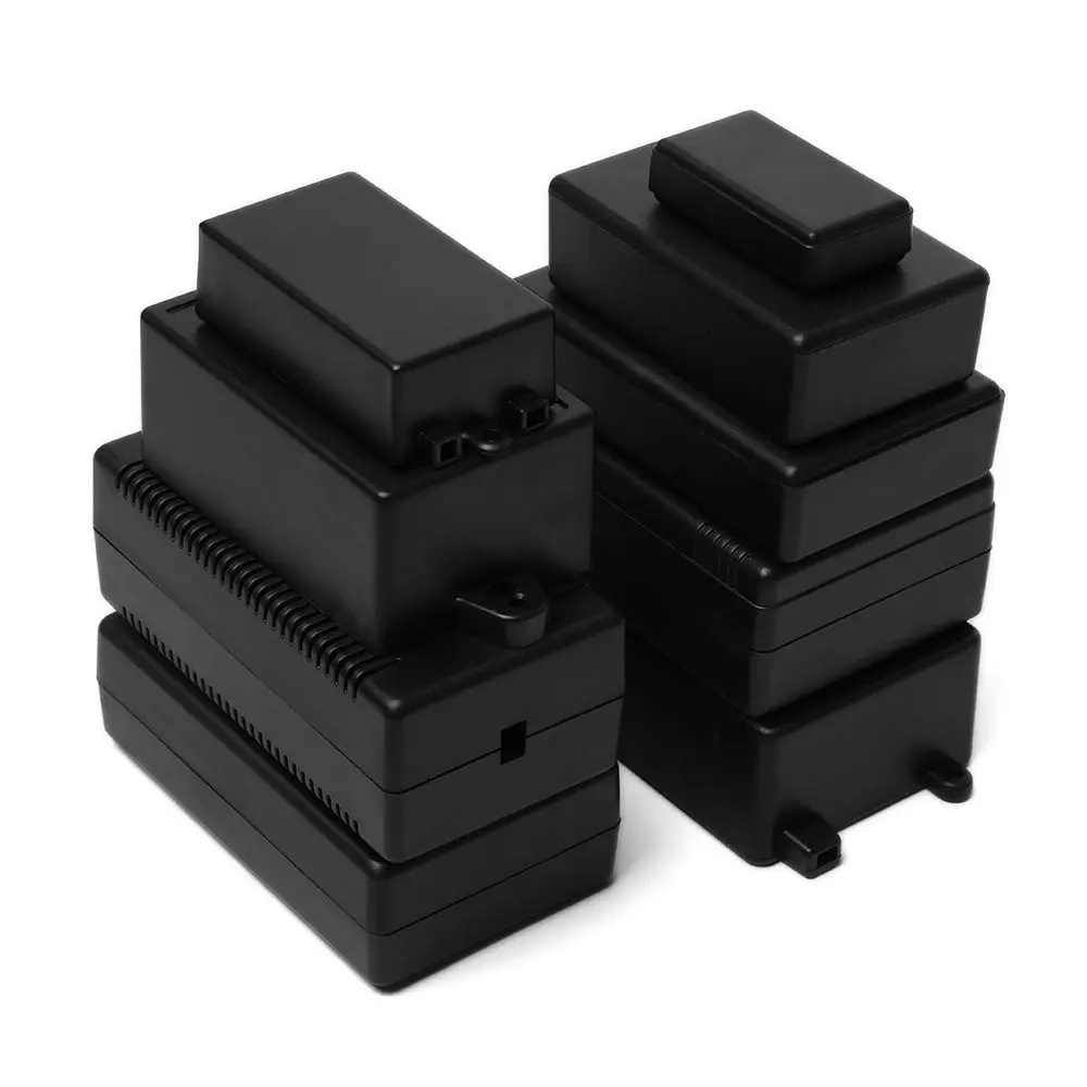 1/2pcs Hot Black ABS Plastic DIY Electronic Project Box Waterproof Cover Project Enclosure Boxes Instrument Case