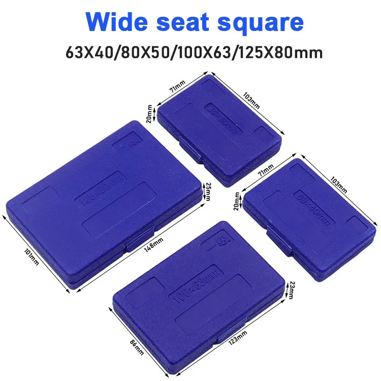 Imagem -06 - Régua Quadrada de Borda Plana para Carpintaria Ferramenta de Medição de Ângulo de 90 Graus Ferramentas para Trabalhar Madeira Multi Try Conjunto de Bitola Quadrada