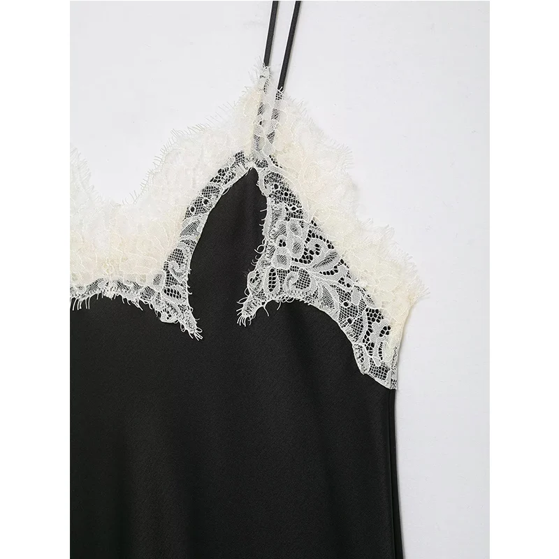 المرأة بلوزات من الدانتيل صيف 2026 موضة جديدة الأسود الإملائي البيج الدانتيل أنيقة كاميس القمم شيك الشابات مريحة عطلة القمم #4