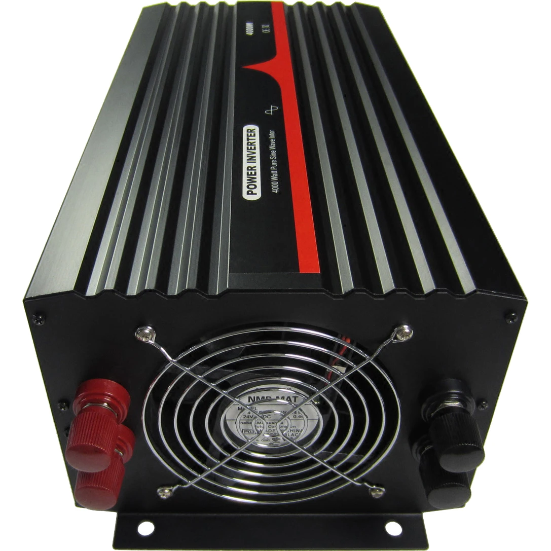 4000VA/4000W Single Phase Pure Sine Wave Inverter 12V 24V 48V DC TO 100~120VAC, 220~240VAC Output Industrial Frequency
