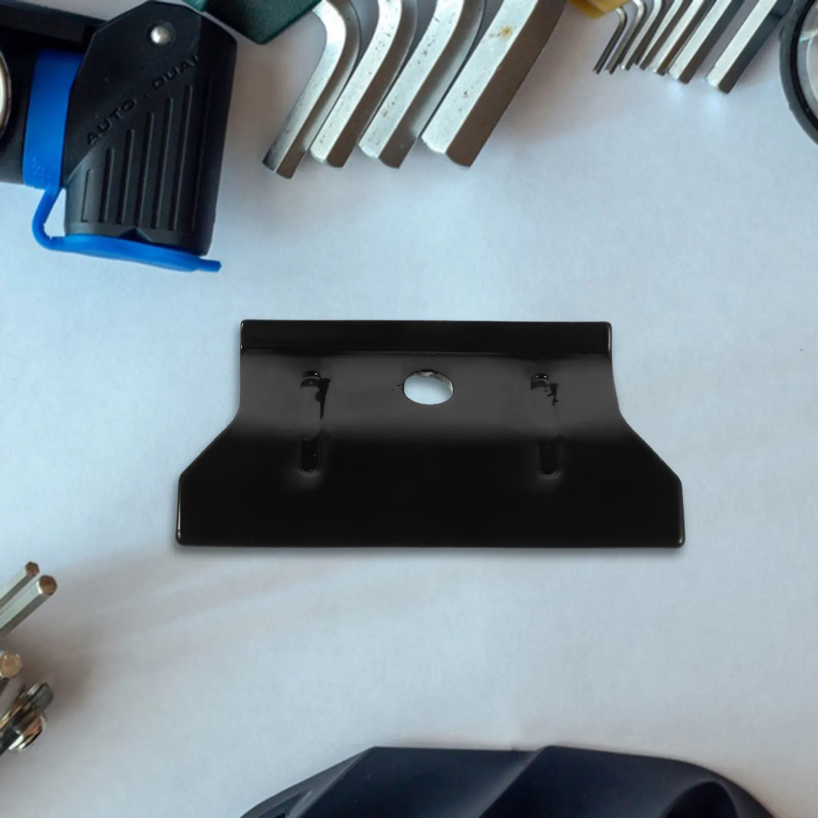 

Black Car Battery Bracket Metal Hold Down Mount Stable Support Anti-Vibration Automobile Electric Accumulator Fastener Car