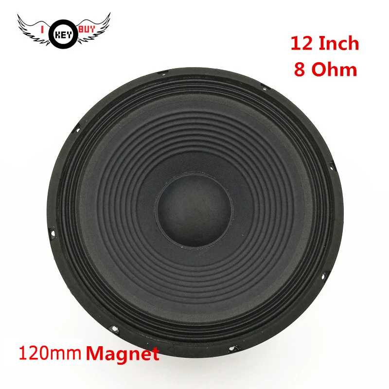 1pc  New 12 Inch 8 /4 Ohm Cloth Edge  Surround Woofer  305MM Thread Paper Cone Subwoofer Speaker for Home KTV Stage