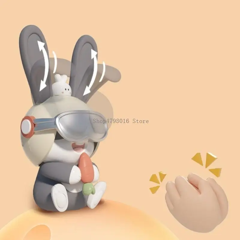 Induction Robot 2023 Rabbit Year Toy Interactive Toy Rabbit Intelligent Induction Toy 2023 Rabbit Year Mascots Toy