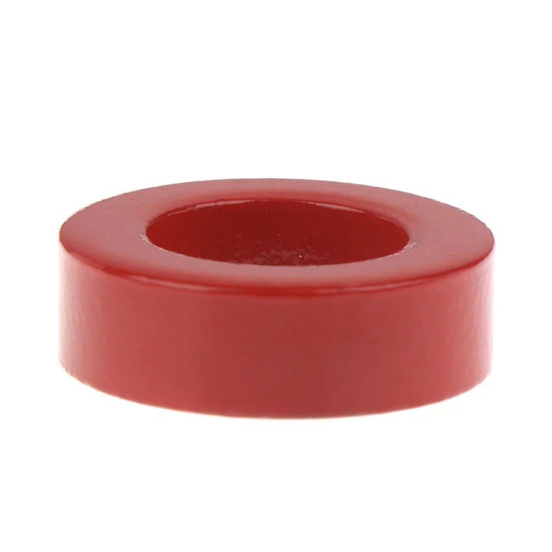 1pcs T130-2 Iron Ferrite Toroid Cores For Inductors Iron Powder Core Red Ring Low Permeability