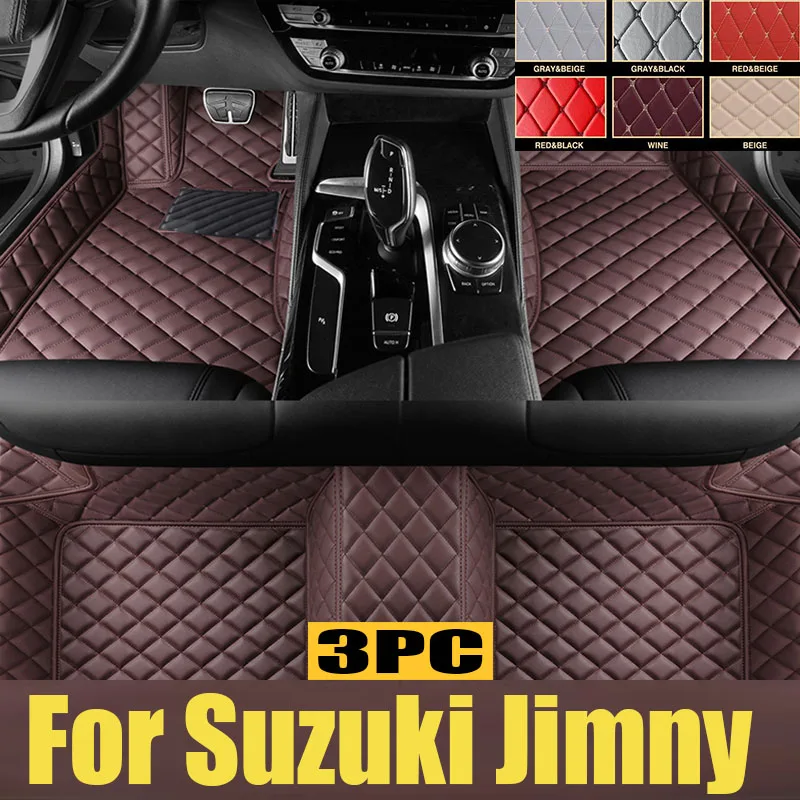 

3D TPE LHD RHD Floor Car Mat For Suzuki Jimny 2019-2022 JB74 64 Car Foot Pad Black Floor Liner Surrounded Carpet 4x4 trunk mat