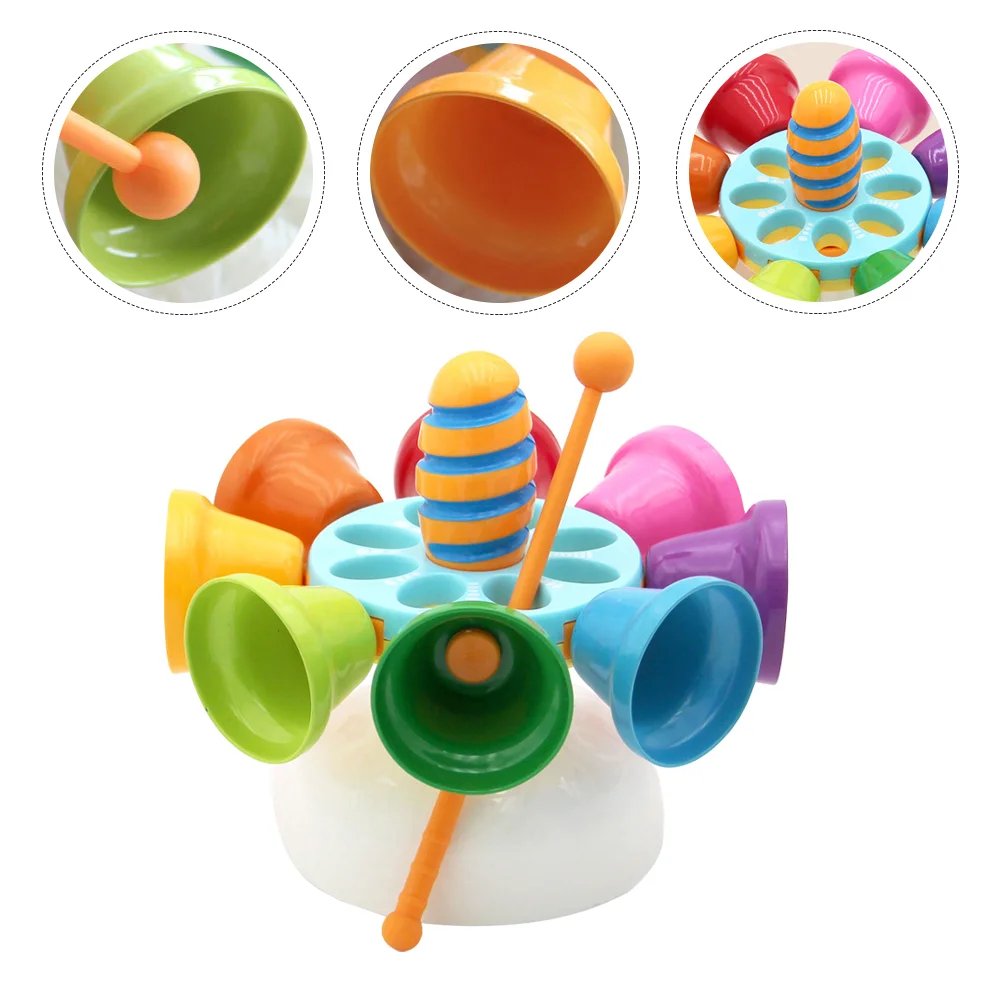Childrens Toys Rotating Bell Instrument Baby Musical Sensory Percussion Kid Kids for Educational