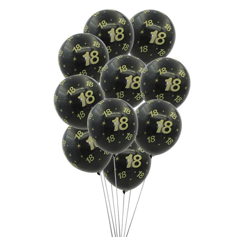1 zak Gelukkig 18e 30e 40e 50e 60e Verjaardagsfeestje Latex Ballon Mannen Vrouwen volwassen Verjaardagsfeestje Accessoires Decoraties benodigdheden