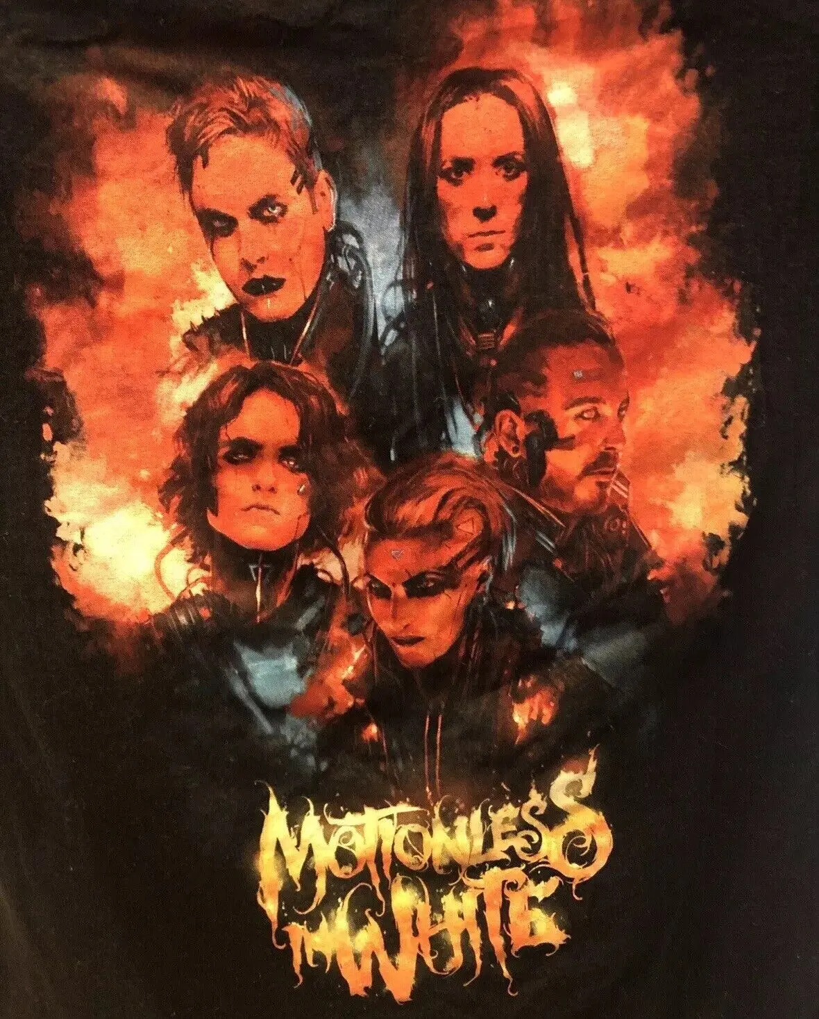 Motionless In White 2022 T-Shirt (Men’s M/Black)