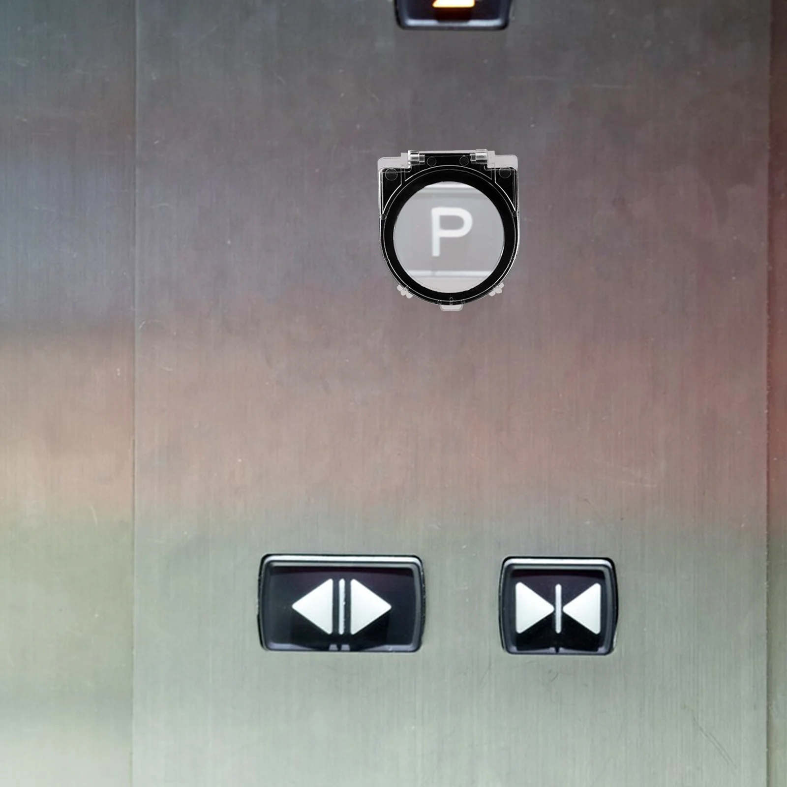 

2pcs Elevator Button Protective Cover Transparent Round Plastic Switch Adhesive Safety Guard For Dishwasher Washing Machine