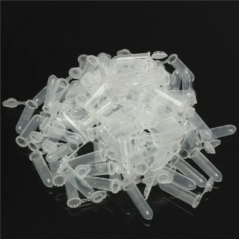 أنبوب الطرد المركزي 2 مل EP غطاء برغي متدرج سفلي مستدير 500 قطعة لكل حزمة أداة أخذ عينات المختبر