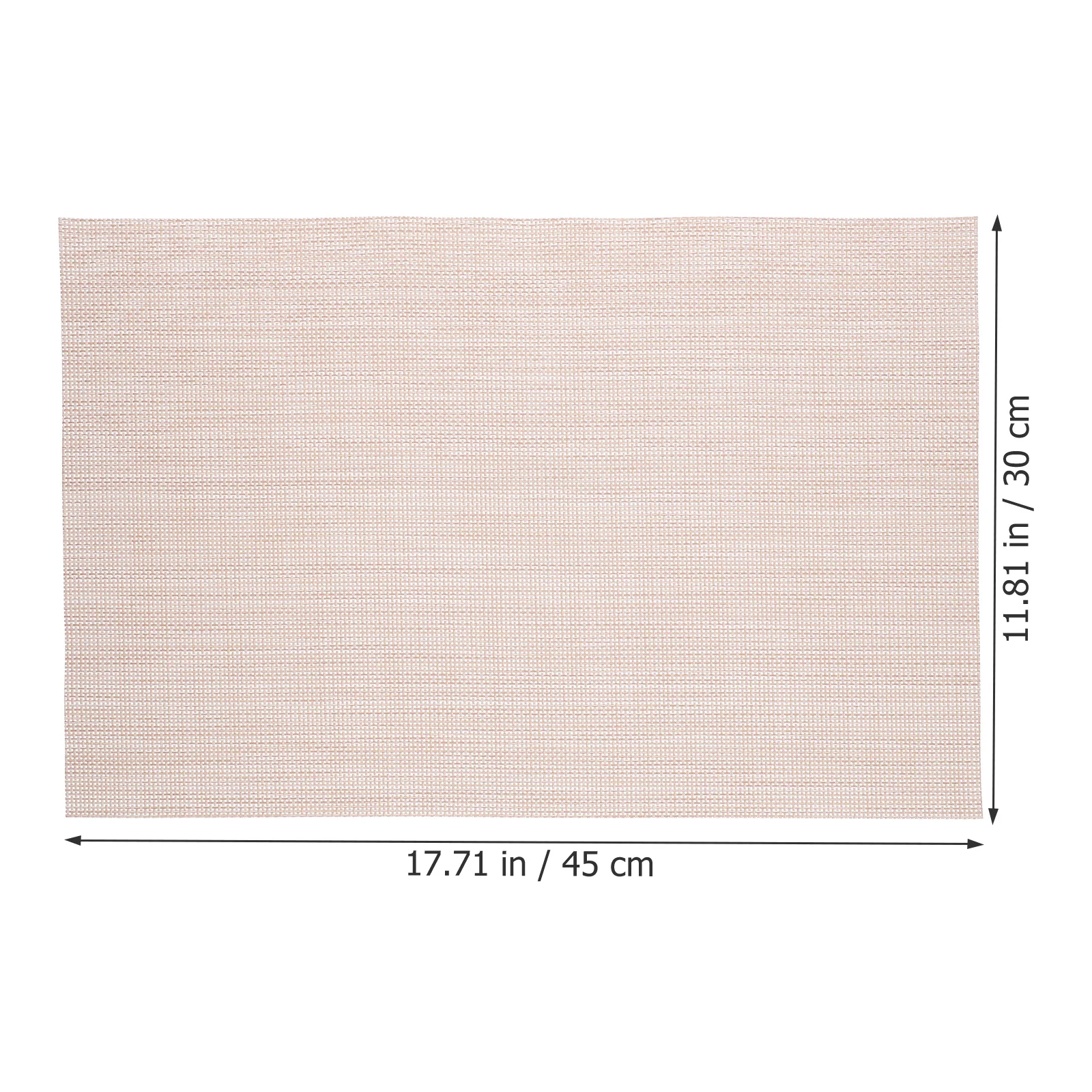 

6Pcs PVC Placemat Set Dining Table Mats Non-Slip Dinner Table Decoration for Indoor Use Coaster Mat Heat Insulation Tableware