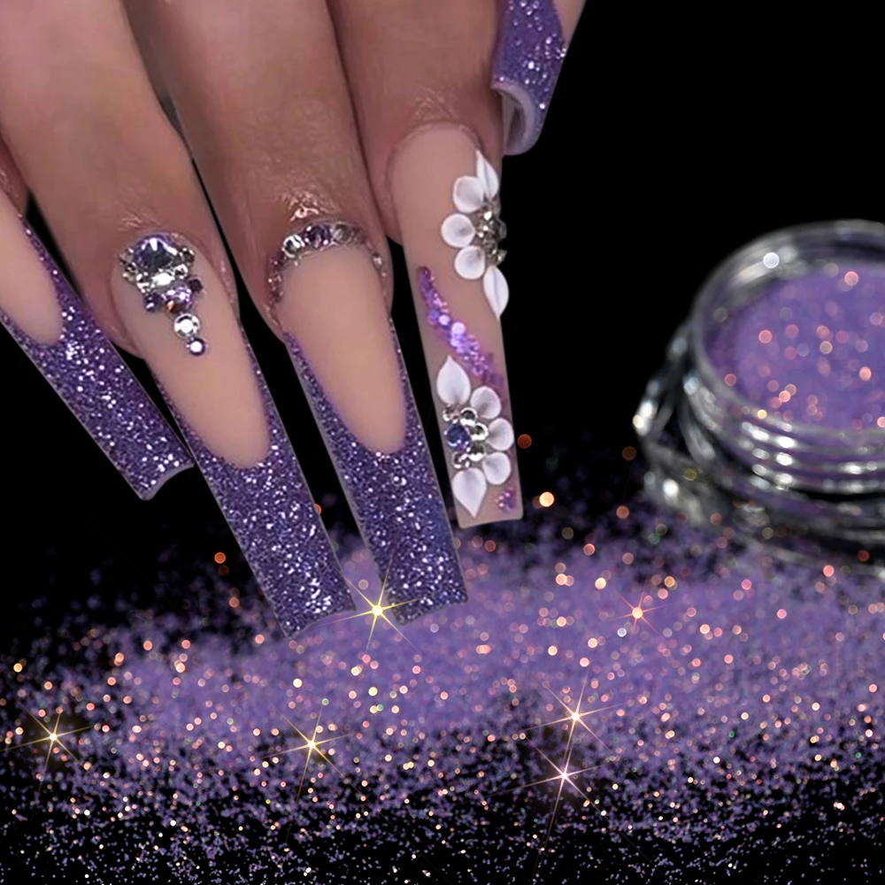 ผงกลิตเตอร์ตกแต่งเล็บ 12 กระปุก*1 กรัม แบบลูกกวาด วิ้งๆ ระยิบระยับ สำหรับทำเล็บเจล ตกแต่งเล็บ