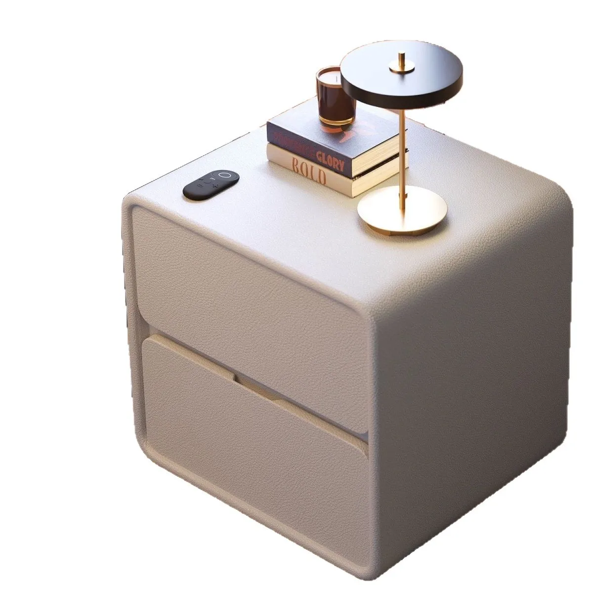 

Black bedside table Modern simple bedroom Bedside table Solid wood storage cabinet Simple storage cabinet