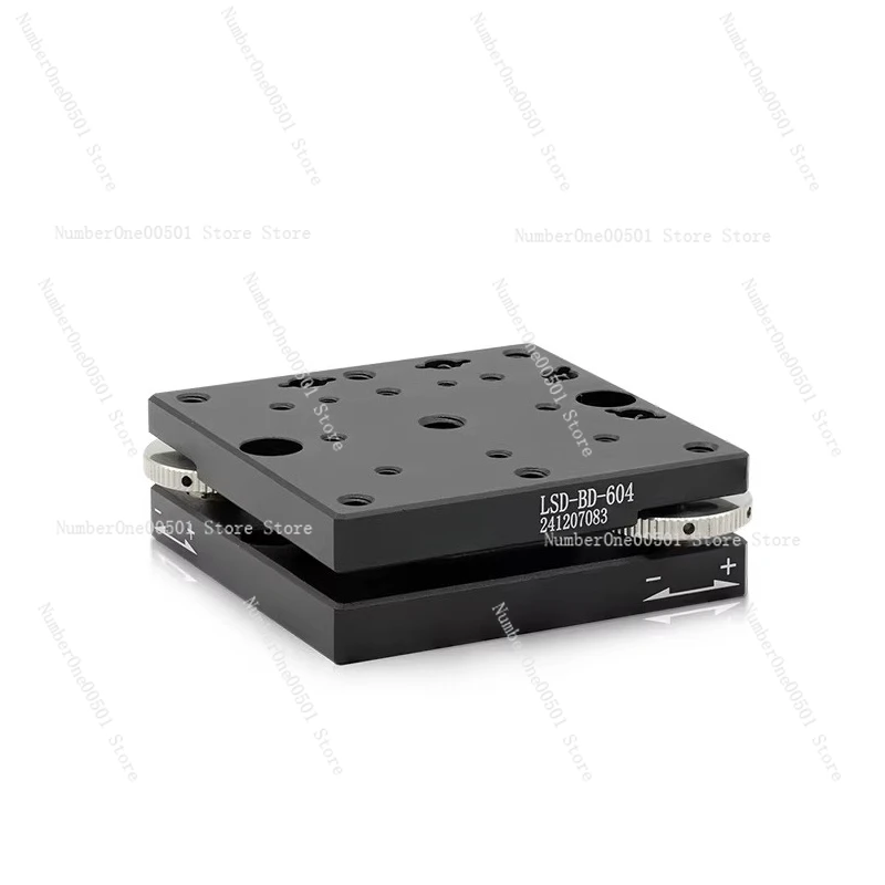 XY Axis Manual 2D Tilt Level Adjust Stage Precision Pitch Rotation Optical Displacement Slide Screw Drive High Precision Smooth