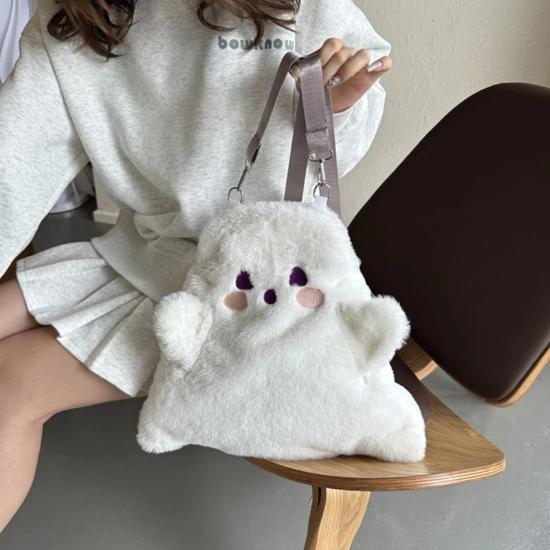 E74b mochila exclusiva bolsa escolar fofa para meninas mochila pelúcia tema desenho animado japonês