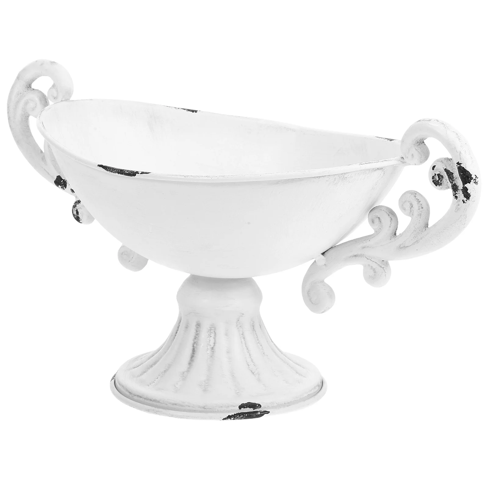 

Retro Iron Urn Vase Tall Pedestal Planter For Home Garden Patio Tabletop Decor Large Centerpiece Vase Outdoor Plants Boho