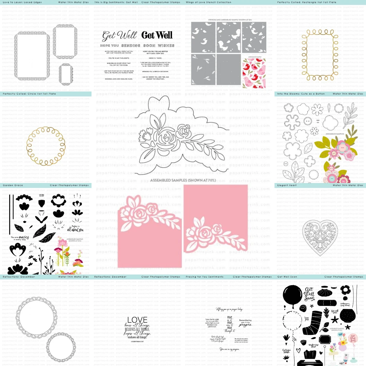 Garden Grace Dies Stamps Hot Foil Scrapbook Diary Decoration Stencil Embossing Template Diy Greeting Card Handmade 2025 New