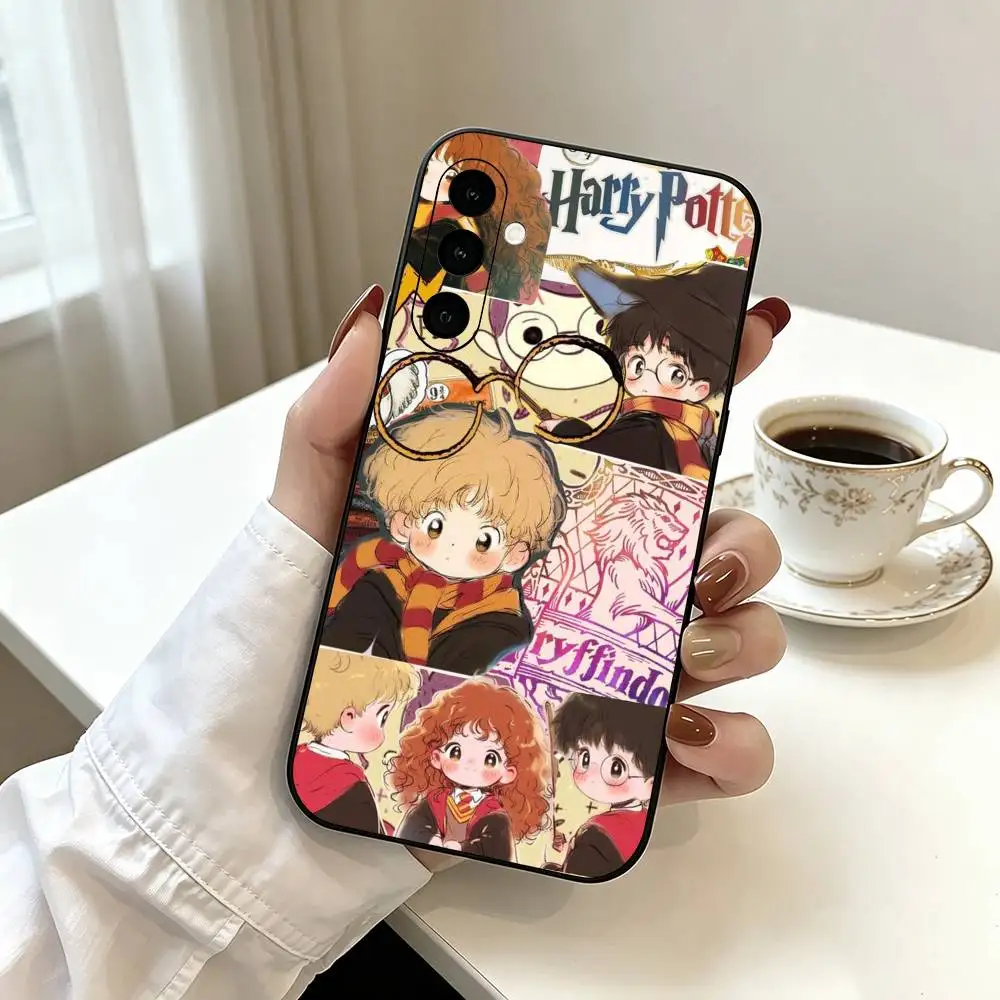 Magic H-Harry-es P-Potters W-Wand  Phone Case Black Silicone Soft For Samsung Galaxy A73,A72,A71,A70,A53,A52,A51 view 6