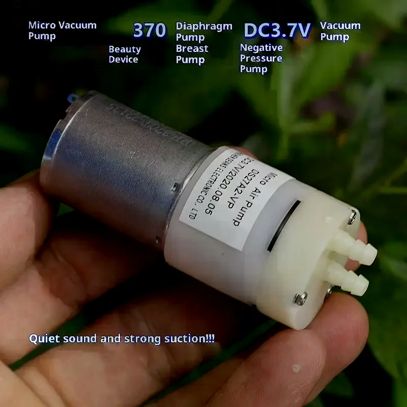 1Pcs Micro Self-priming Suction Water Pump DC 3.7V 5V Small Mini 370 Motor Diaphragm Pump DIY Dispenser Tea Table Garden Pumping