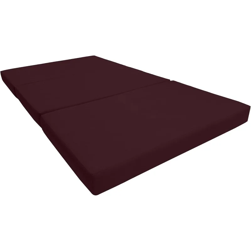 Shikibuton Tri Fold Foam Beds, Tri-Fold Bed, High Density 1.8 lbs Foam, Twin Size, Full, Queen Folding Mattresses