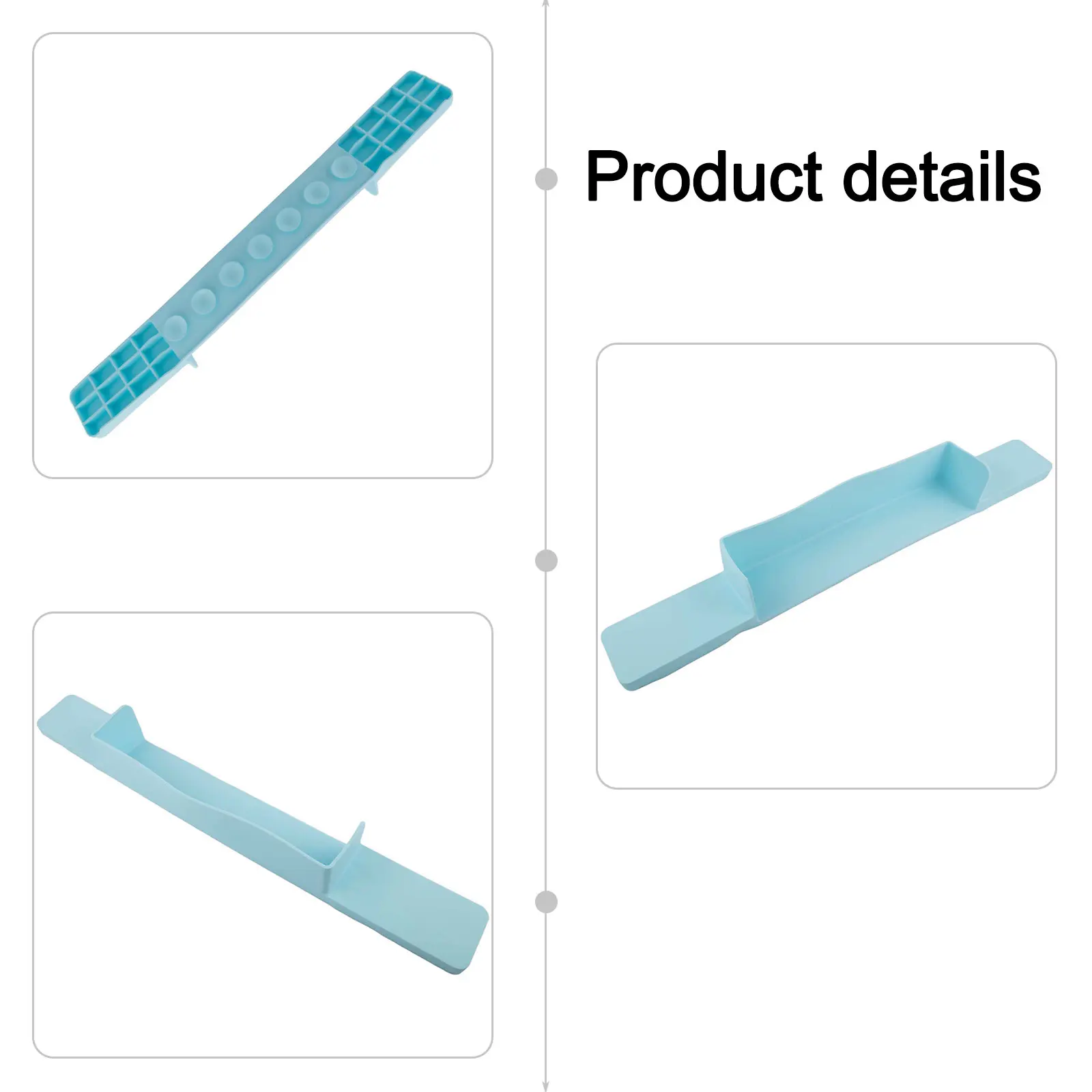 

Аксессуар Держатель на присоске Боковой поднос для ванны Безопасный Жаростойкий Сильная мощность всасывания Беспроблемное обслуживание