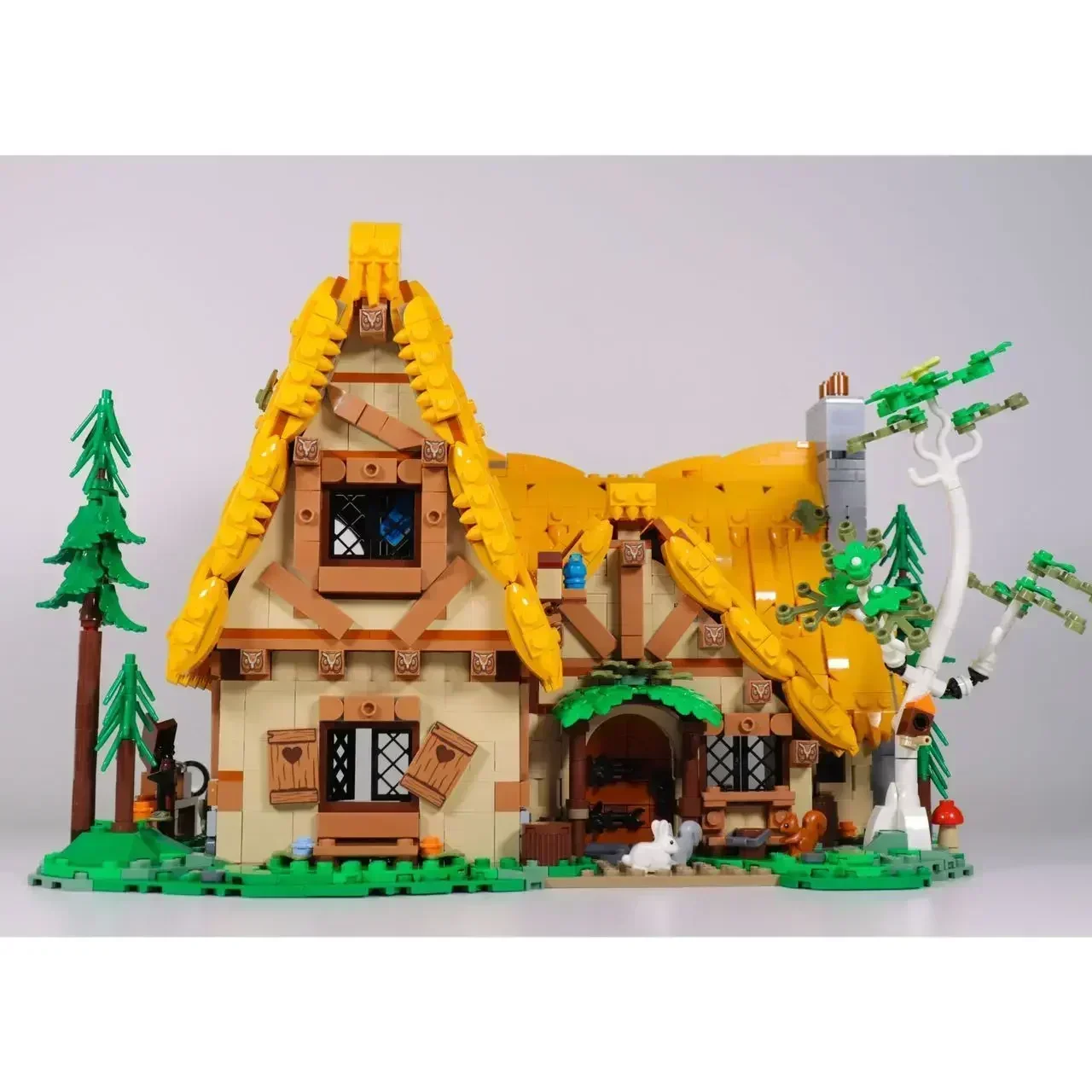 2024 New 2228pcs Princess Cottage Cabin House Building Blocks 43242 Model Street View Bricks Assemble Toy For Children Gifts