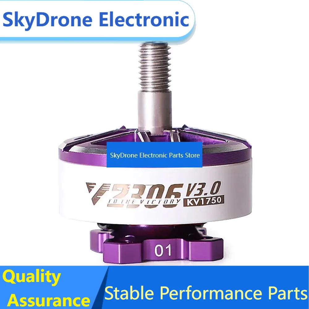 SkyDElT-Motor Velox V2306 V3 1750KV 1950KV 2550KV 4-6S Brushless Motor For 5inch Racing Freestyle RC FPV Parts