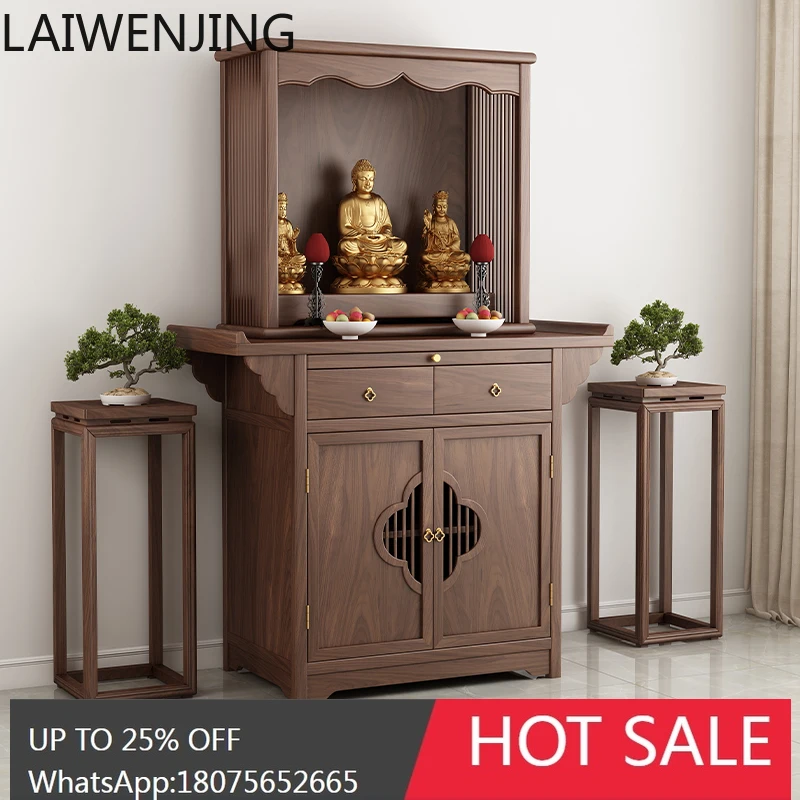 

Buddhist niche new Chinese vertical cabinet Buddhist platform household simple cabinet
