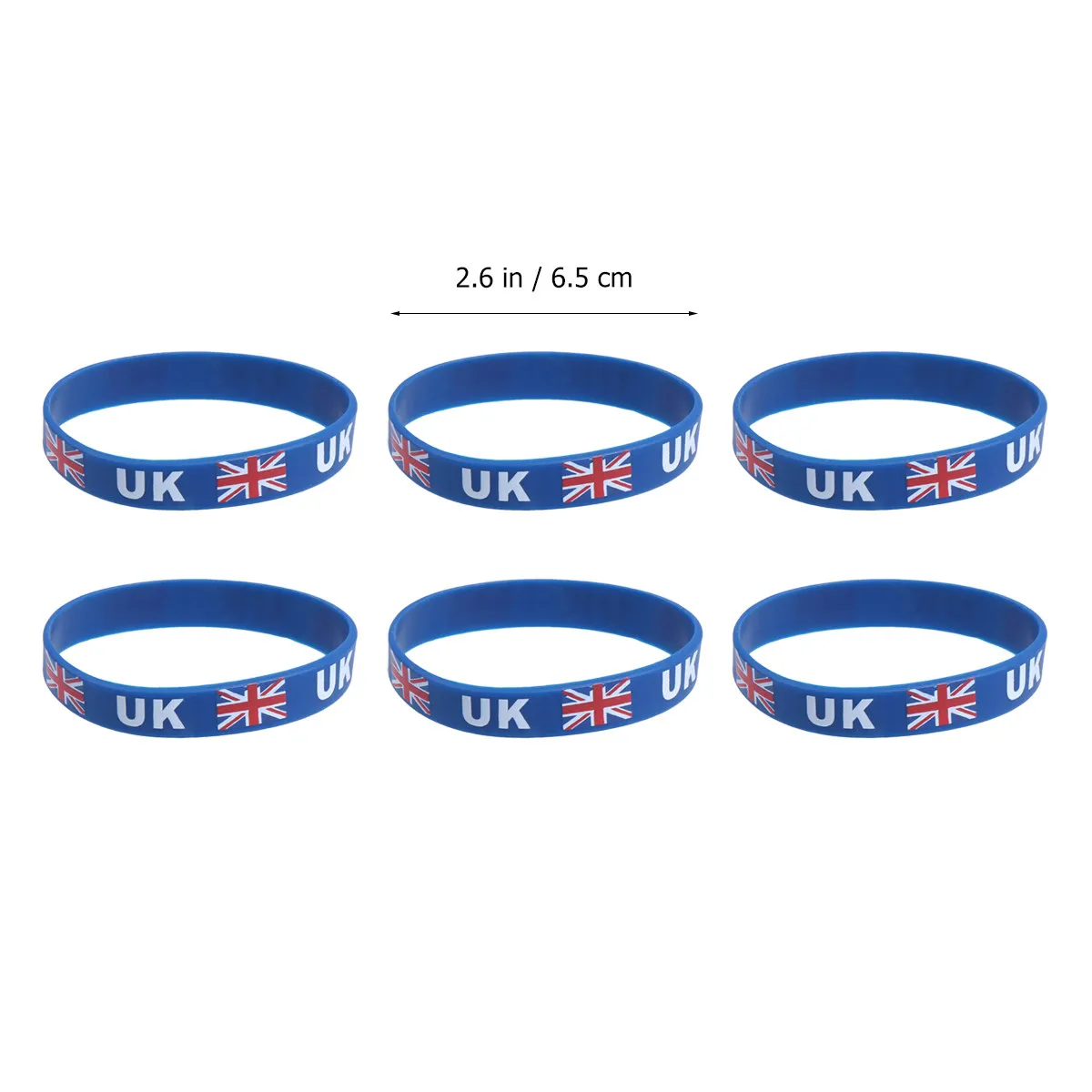 10Pcs Country Flag Silicone Wristbands Printed Bracelets Sports Game Soccer Football Match National Flag Wristbands Fan