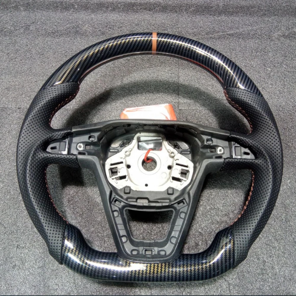 Koolstofvezel Stuurwiel Voor Seat Leon FR Cupra 5F mk3 MK4 Arona Ateca Leon 2013-2020 Hydro-Dip Stuurwiel Aangepaste