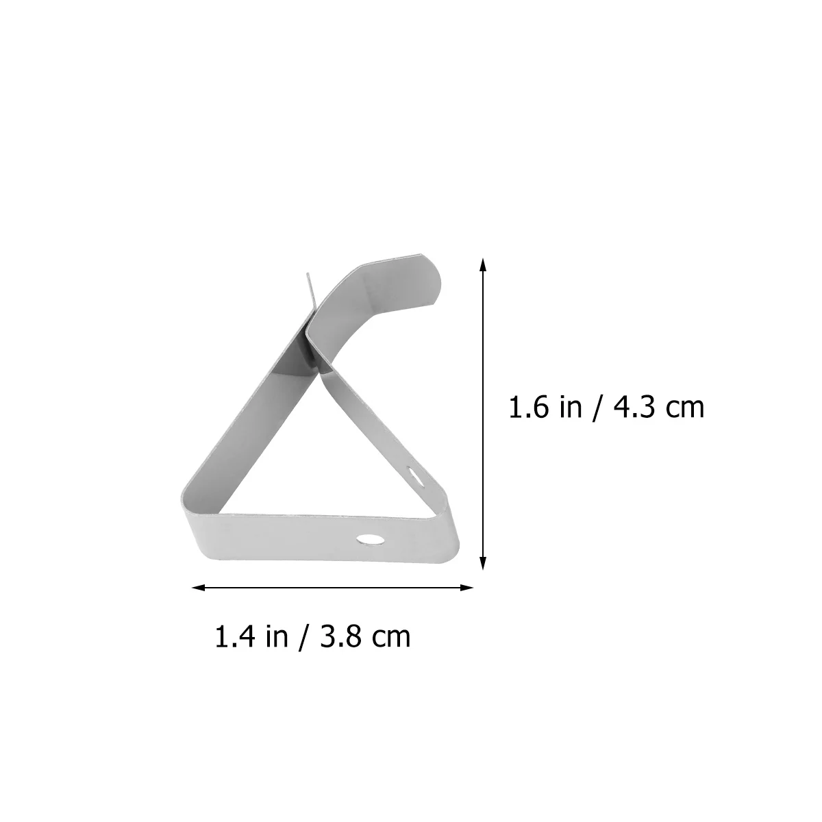 

2Pcs Stainless Steel Meat Thermometer Probe Clip Holder Fixed Squeeze Design for Bbq Grill Oven Cooking Temperature Probe