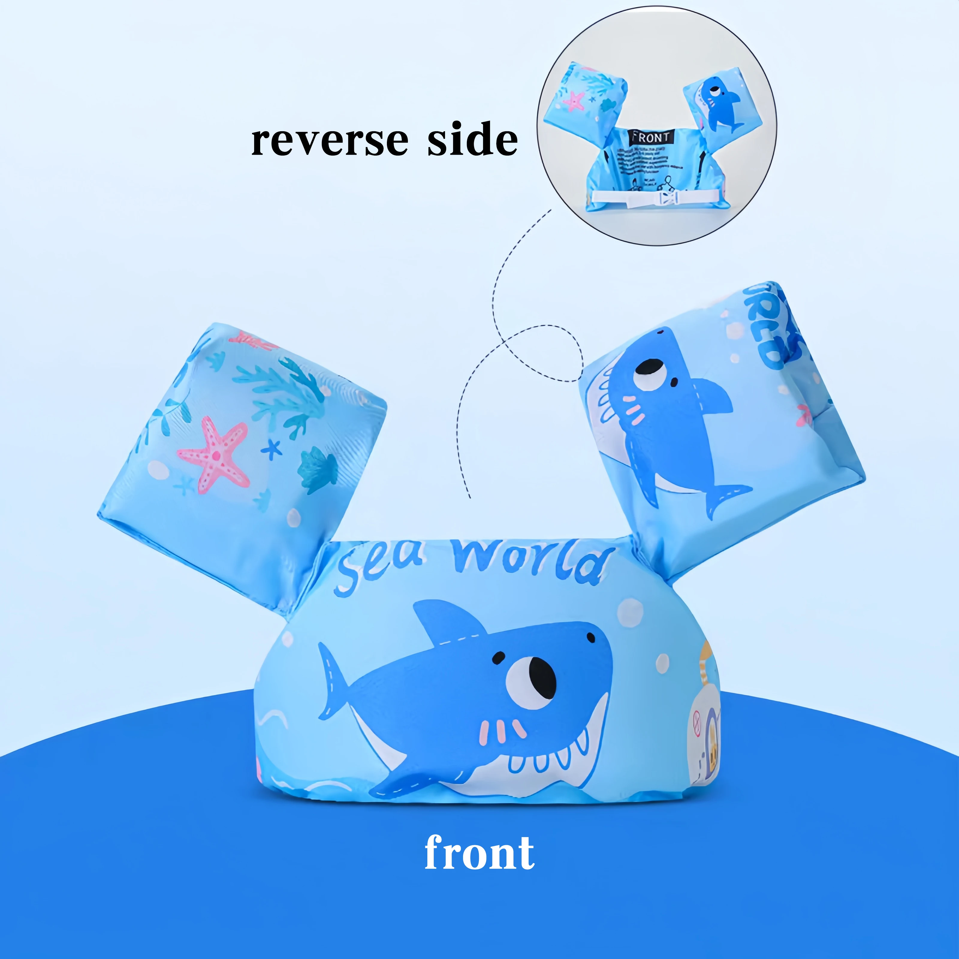 Kids Swim Life Jacket Vest for Swimming Pool,Swim Aid Floats,Toddler Swim Vest with Suitable for 30-50 lbs Infant/Baby/Sea/Beach view 2