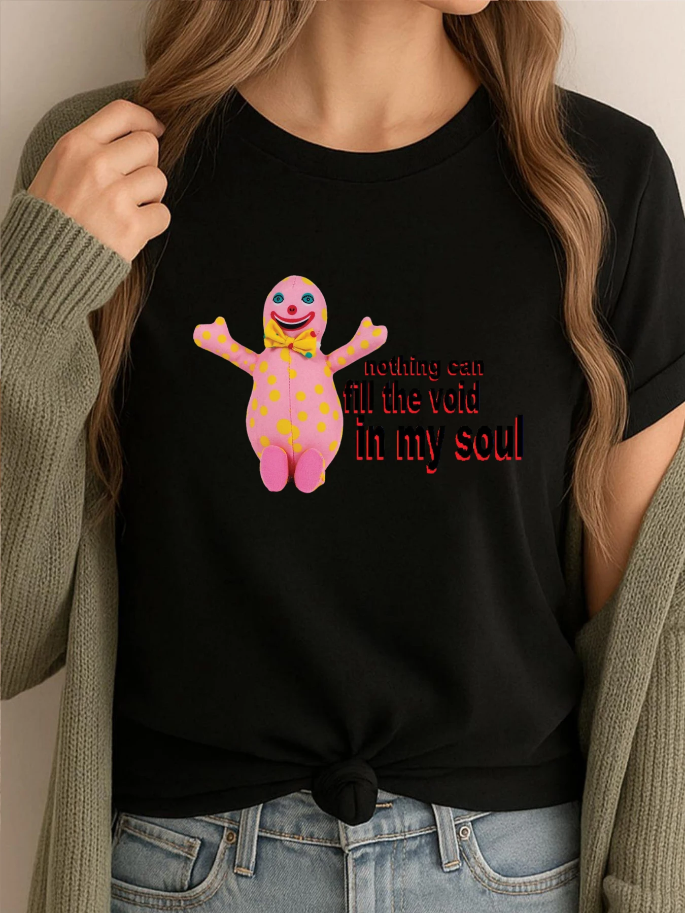 

Ничего может заполнить Void In My Soul Мужские футболки с рисунком Мужская футболка Большие и высокие забавные футболки Мужская одежда с принтом большого размера