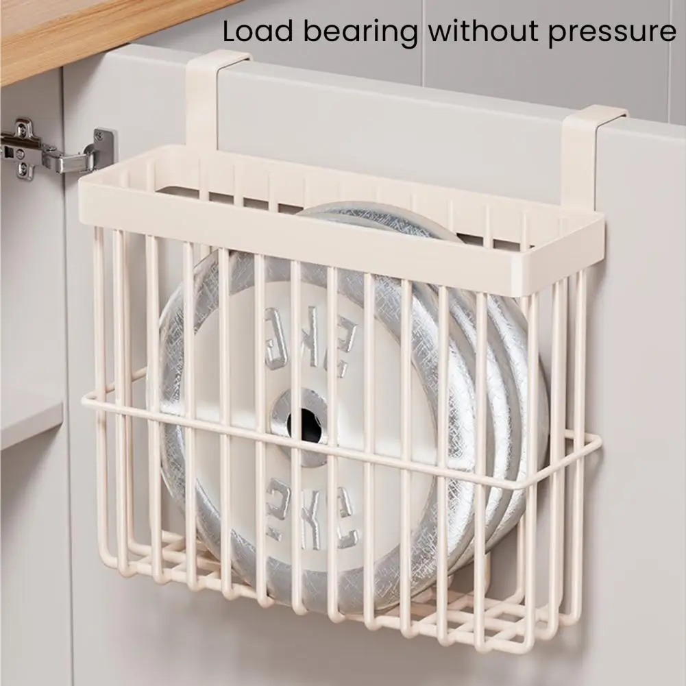 Wall-mounted Storage Basket Refrigerator Door Organizer Hanging Storage Basket Organizer for Kitchen Cabinet Door Wall Mounted