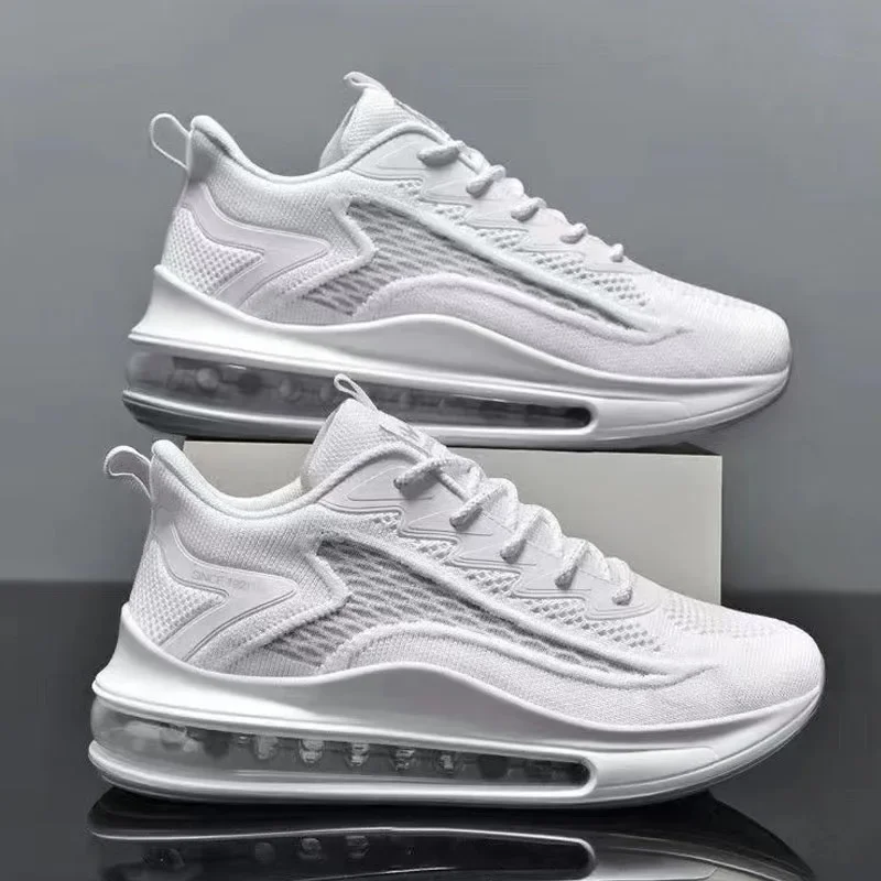 

кроссовки мужские 2023 Men Air Cushion Casual Sneaker Mesh Breathable Running Shoes Men Outdoor Thick Sports Walking Sneakers